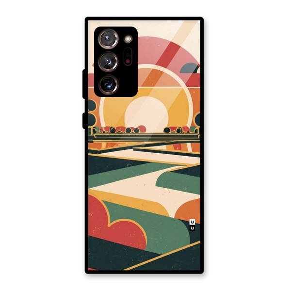 Awesome Geomatric Art Glass Back Case for Galaxy Note 20 Ultra 5G