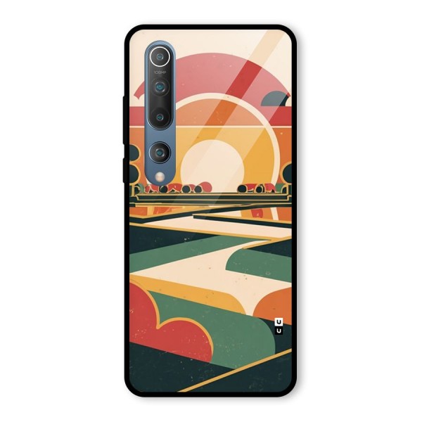 Awesome Geomatric Art Glass Back Case for Mi 10