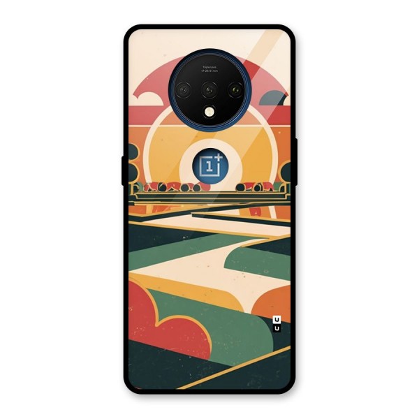 Awesome Geomatric Art Glass Back Case for OnePlus 7T