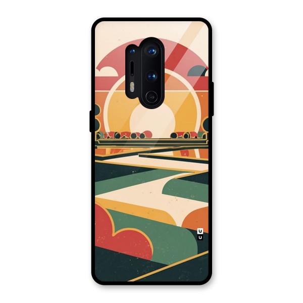 Awesome Geomatric Art Glass Back Case for OnePlus 8 Pro