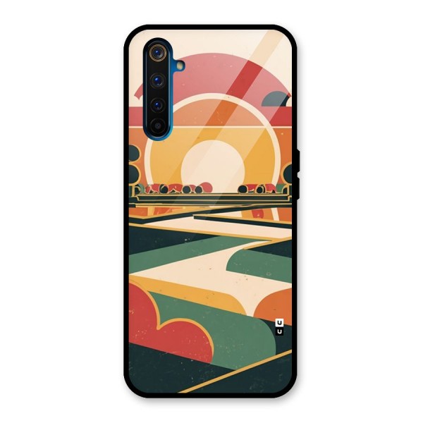 Awesome Geomatric Art Glass Back Case for Realme 6 Pro
