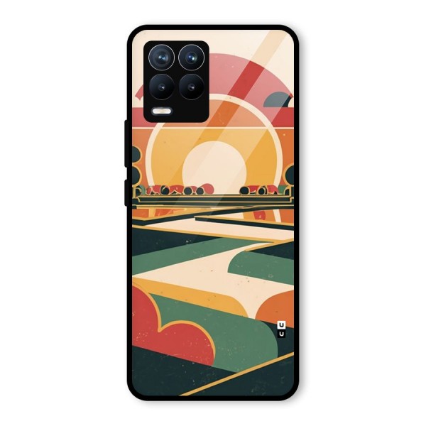Awesome Geomatric Art Glass Back Case for Realme 8 Pro