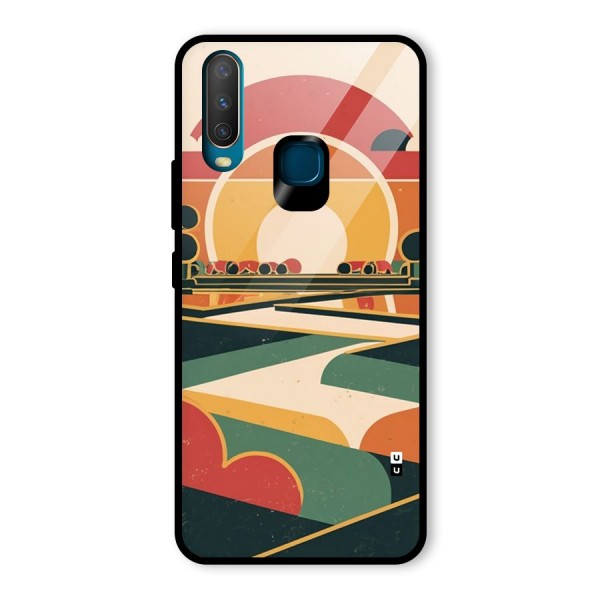 Awesome Geomatric Art Glass Back Case for Vivo Y12