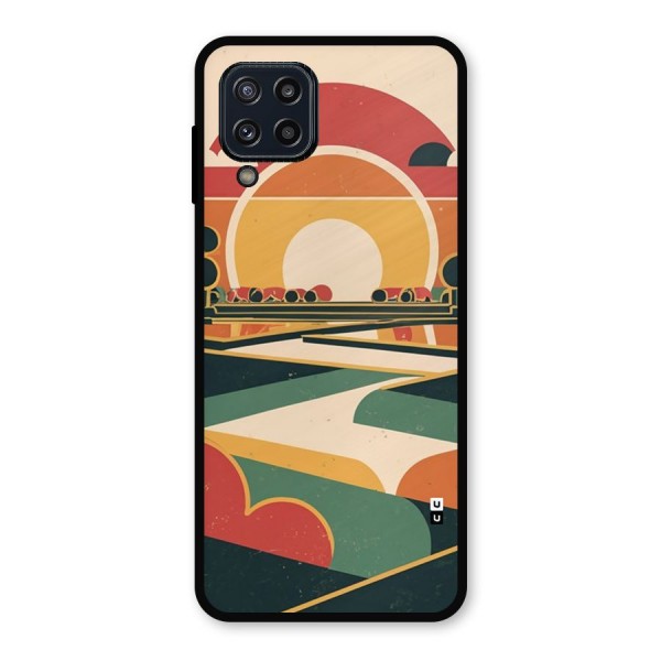 Awesome Geomatric Art Metal Back Case for Galaxy M32