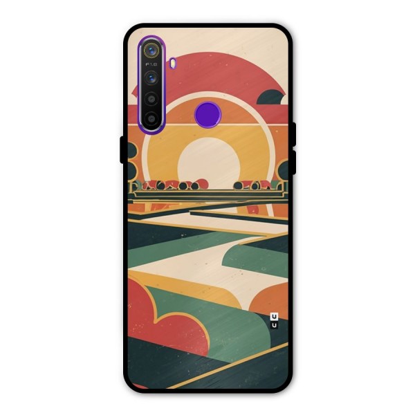 Awesome Geomatric Art Metal Back Case for Realme 5