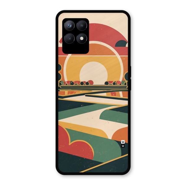 Awesome Geomatric Art Metal Back Case for Realme Narzo 50