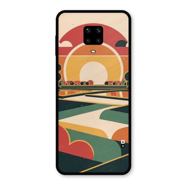 Awesome Geomatric Art Metal Back Case for Redmi Note 9 Pro Max