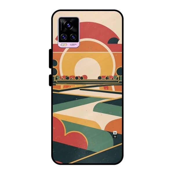 Awesome Geomatric Art Metal Back Case for Vivo V20 Pro