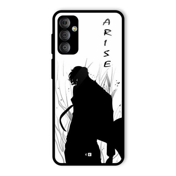 Awesome Jinwoo Arise Glass Back Case for Galaxy F23