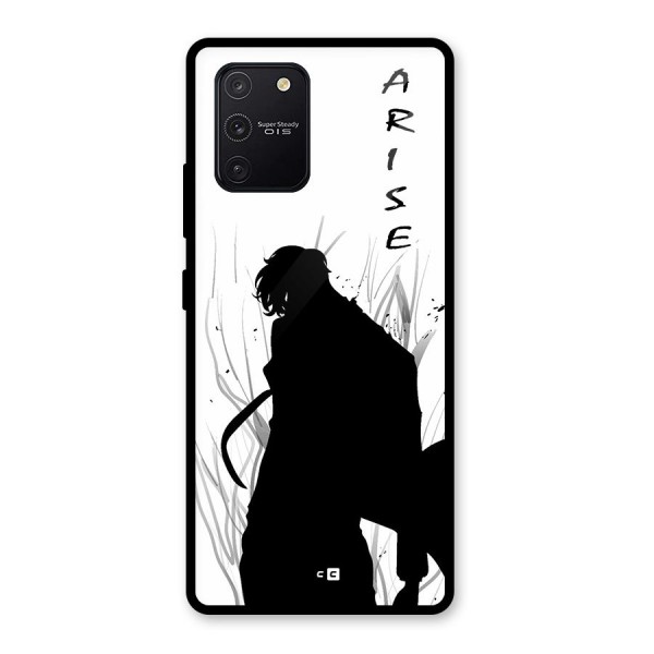Awesome Jinwoo Arise Glass Back Case for Galaxy S10 Lite