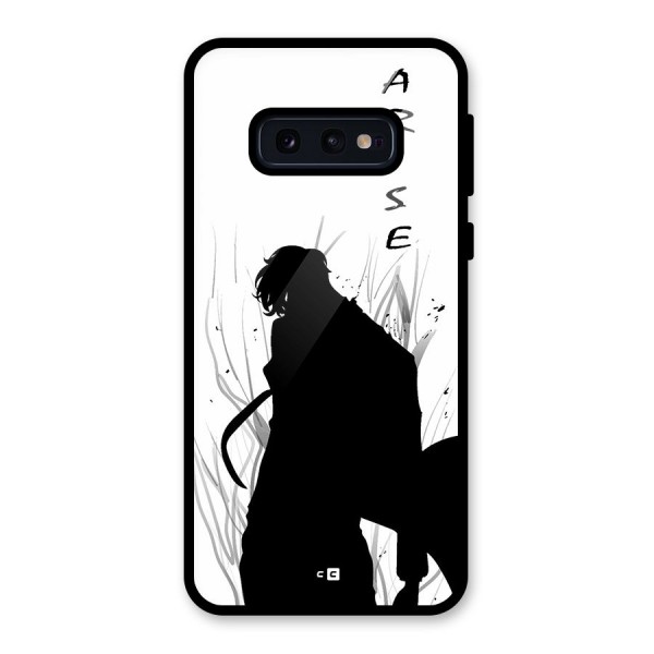 Awesome Jinwoo Arise Glass Back Case for Galaxy S10e