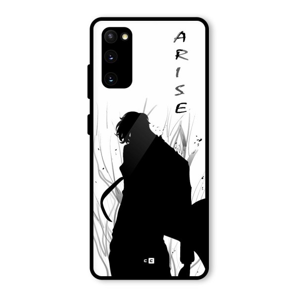Awesome Jinwoo Arise Glass Back Case for Galaxy S20 FE 5G