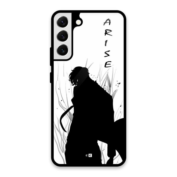 Awesome Jinwoo Arise Glass Back Case for Galaxy S22 Plus 5G