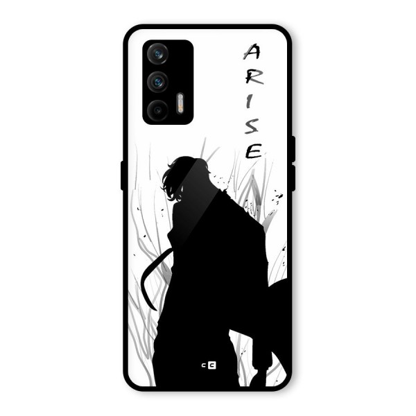 Awesome Jinwoo Arise Glass Back Case for Realme X7 Max