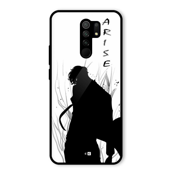 Awesome Jinwoo Arise Glass Back Case for Redmi 9 Prime