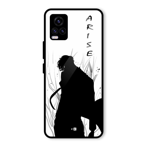 Awesome Jinwoo Arise Glass Back Case for Vivo V20 2021