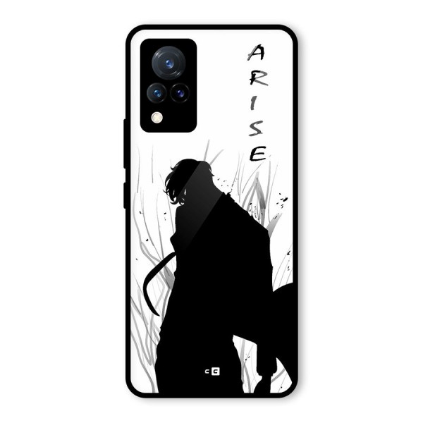 Awesome Jinwoo Arise Glass Back Case for Vivo V21 5G