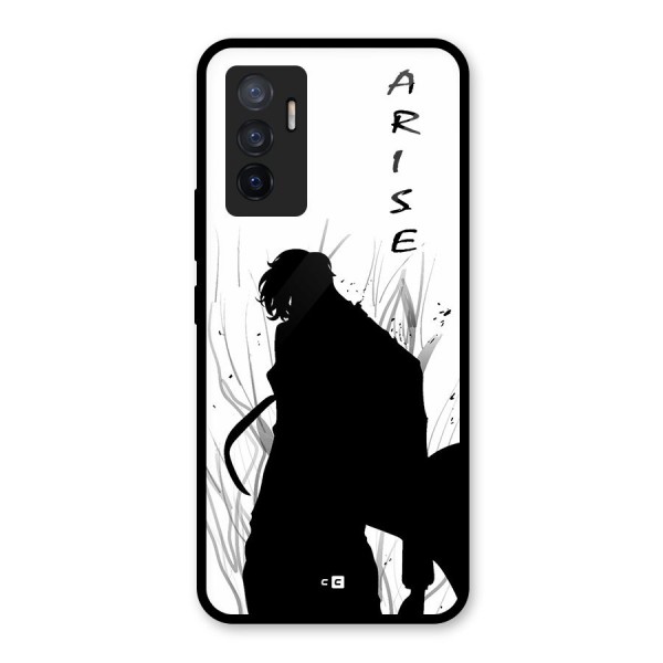 Awesome Jinwoo Arise Glass Back Case for Vivo V23e