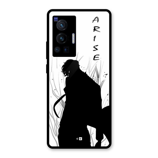 Awesome Jinwoo Arise Glass Back Case for Vivo X70 Pro