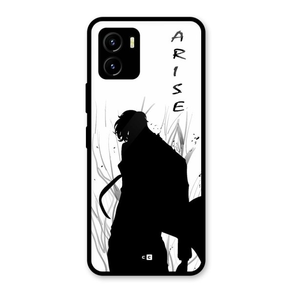 Awesome Jinwoo Arise Glass Back Case for Vivo Y15s