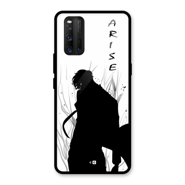Awesome Jinwoo Arise Glass Back Case for Vivo iQOO 3