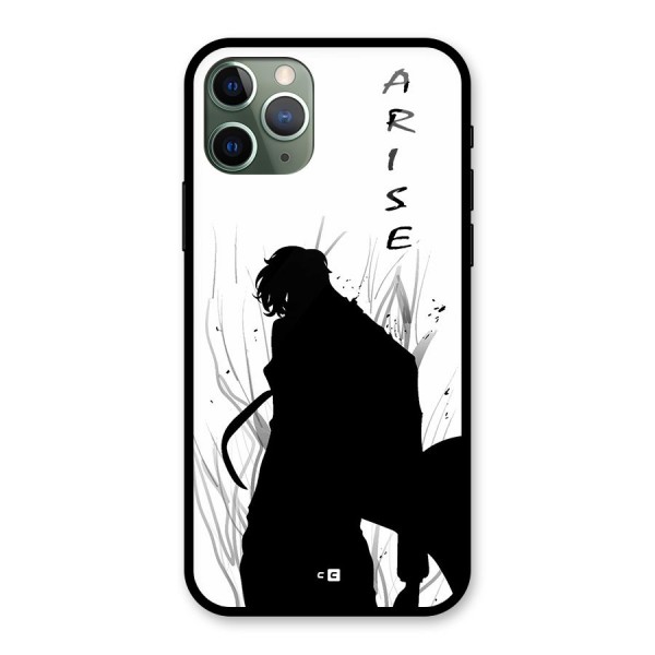 Awesome Jinwoo Arise Glass Back Case for iPhone 11 Pro