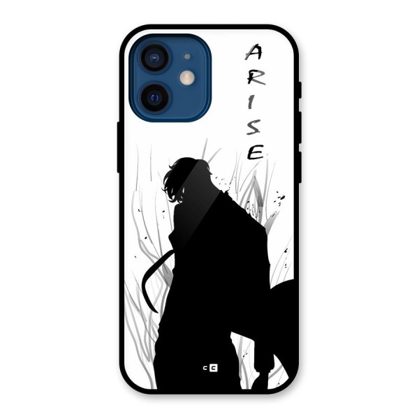 Awesome Jinwoo Arise Glass Back Case for iPhone 12 Mini