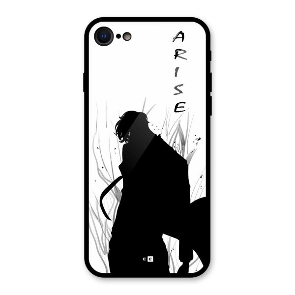 Awesome Jinwoo Arise Glass Back Case for iPhone SE 2022