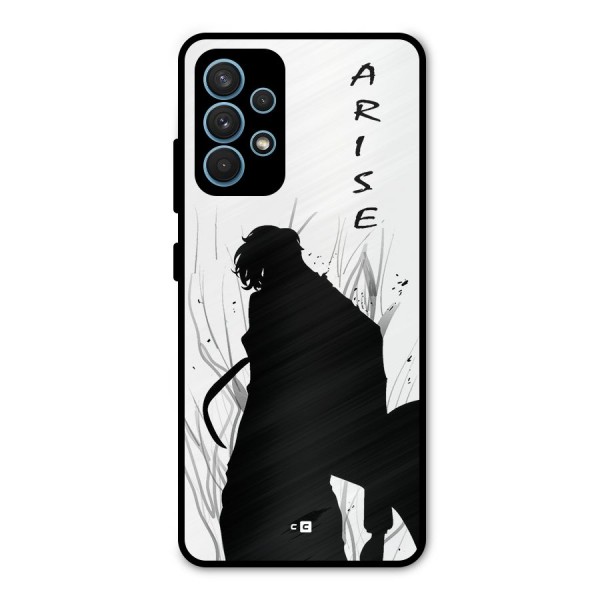 Awesome Jinwoo Arise Metal Back Case for Galaxy A32