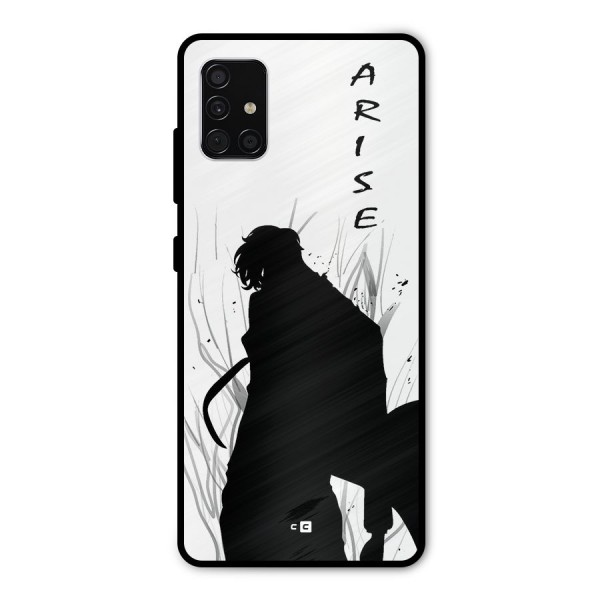 Awesome Jinwoo Arise Metal Back Case for Galaxy A51
