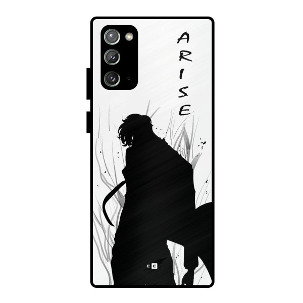 Awesome Jinwoo Arise Metal Back Case for Galaxy Note 20