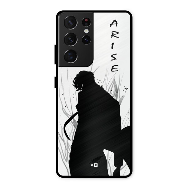 Awesome Jinwoo Arise Metal Back Case for Galaxy S21 Ultra 5G