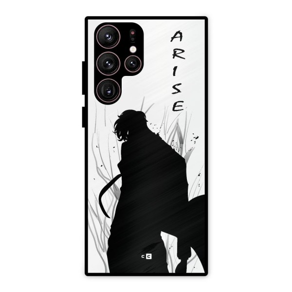 Awesome Jinwoo Arise Metal Back Case for Galaxy S22 Ultra 5G