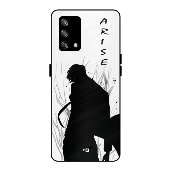 Awesome Jinwoo Arise Metal Back Case for Oppo F19