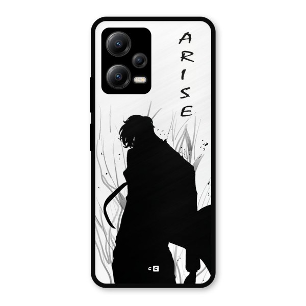 Awesome Jinwoo Arise Metal Back Case for Poco X5