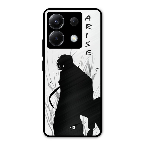 Awesome Jinwoo Arise Metal Back Case for Poco X6