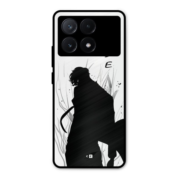 Awesome Jinwoo Arise Metal Back Case for Poco X6 Pro