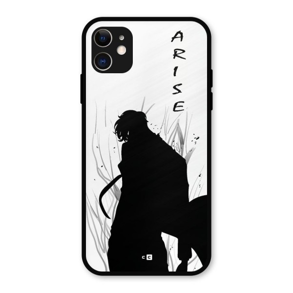 Awesome Jinwoo Arise Metal Back Case for iPhone 11