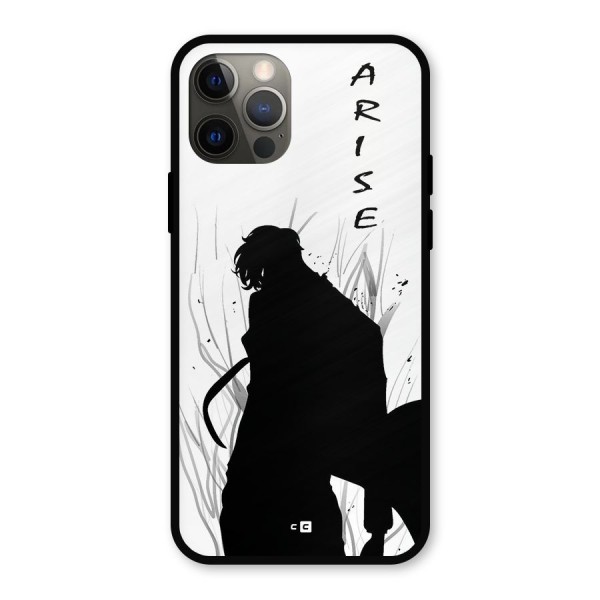 Awesome Jinwoo Arise Metal Back Case for iPhone 12 Pro