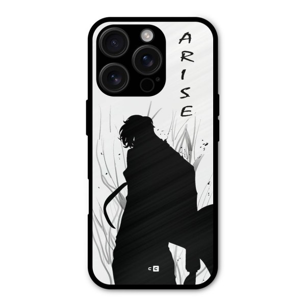 Awesome Jinwoo Arise Metal Back Case for iPhone 16 Pro