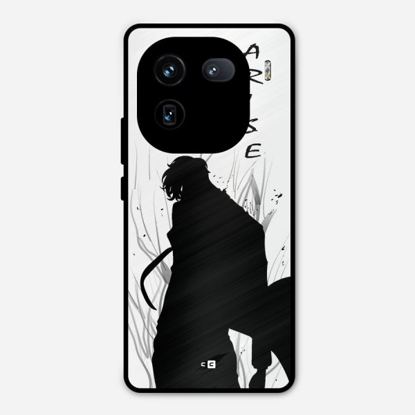 Awesome Jinwoo Arise Metal Back Case for iQOO 12
