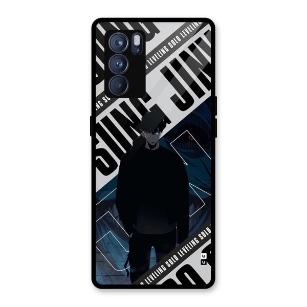 Awesome Jinwoo Rage Glass Back Case for Oppo Reno6 Pro 5G