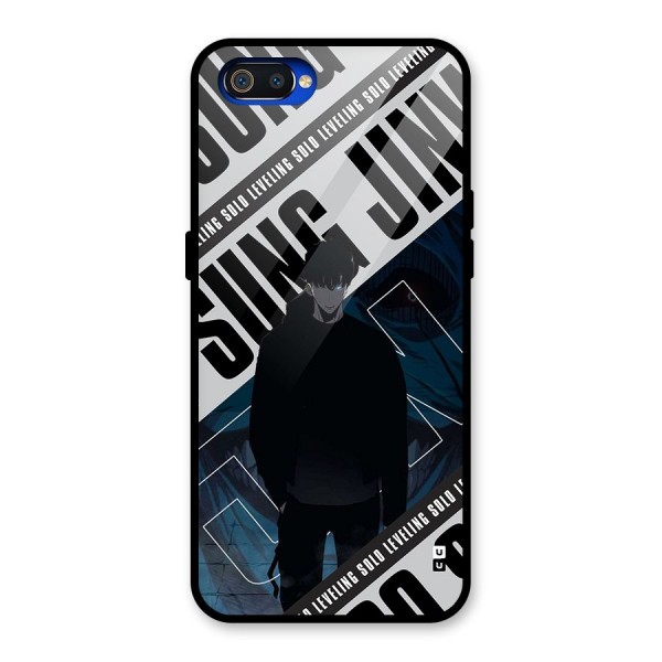 Awesome Jinwoo Rage Glass Back Case for Realme C2