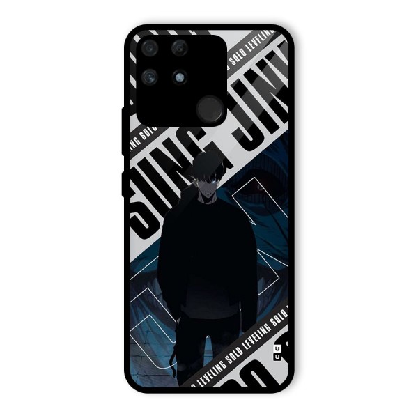 Awesome Jinwoo Rage Glass Back Case for Realme Narzo 50A