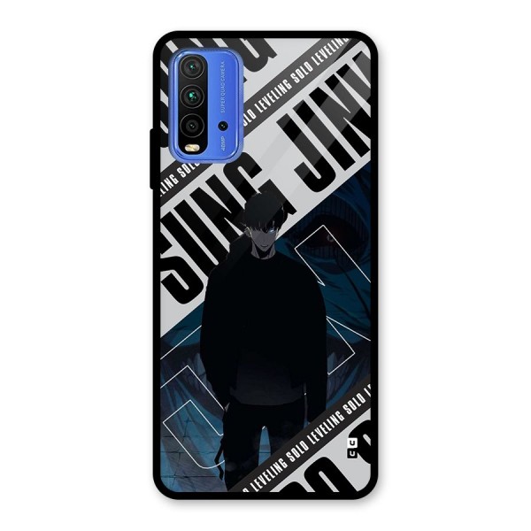 Awesome Jinwoo Rage Glass Back Case for Redmi 9 Power