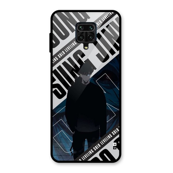 Awesome Jinwoo Rage Glass Back Case for Redmi Note 9 Pro Max