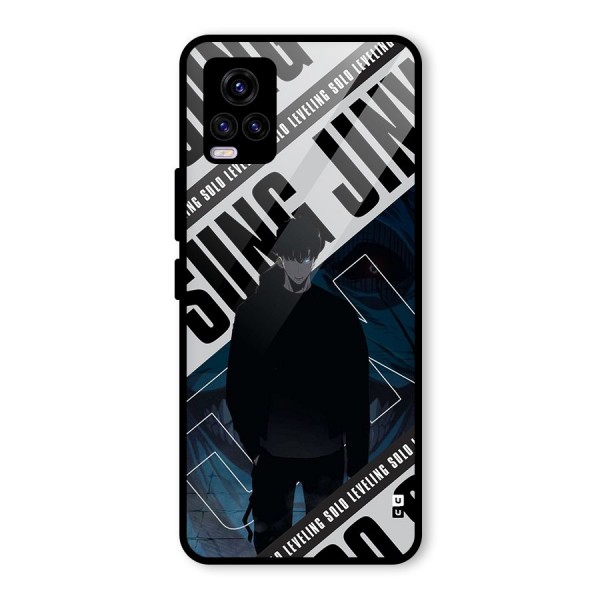 Awesome Jinwoo Rage Glass Back Case for Vivo V20 2021