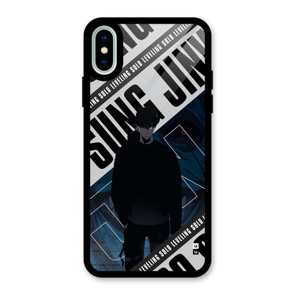 Awesome Jinwoo Rage Glass Back Case for iPhone X