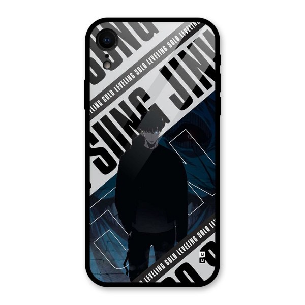 Awesome Jinwoo Rage Glass Back Case for iPhone XR