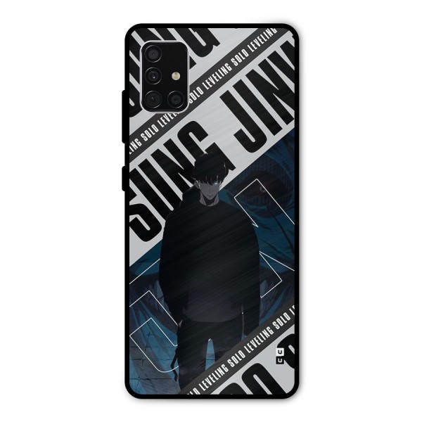 Awesome Jinwoo Rage Metal Back Case for Galaxy A51